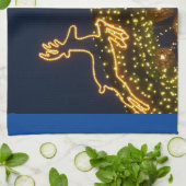 Linge De Cuisine Rennes de Noël (Plié)