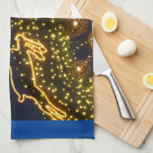 Linge De Cuisine Rennes de Noël (Quart Plié)