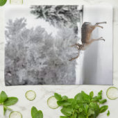 Linge De Cuisine Rennes en neige (Plié)