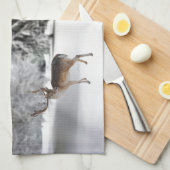 Linge De Cuisine Rennes en neige (Quart Plié)