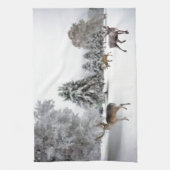 Linge De Cuisine Rennes en neige (Vertical)