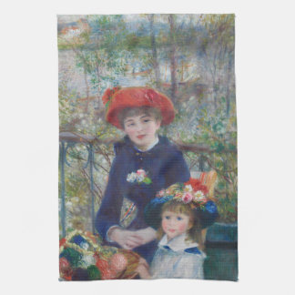 Linge De Cuisine Renoir Deux Sœurs Terrasse Impressionnisme Françai