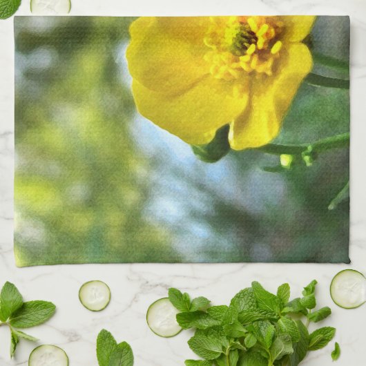 Linge De Cuisine Renoncule à l'étang (Plié)