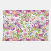 Linge De Cuisine Renoncule et rose de printemps (Horizontal)