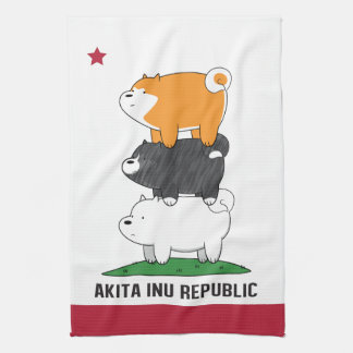 Linge De Cuisine République d'Akita Inu