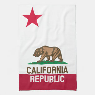 Linge De Cuisine RÉPUBLIQUE DE CALIFORNIE Drapeau Drapeau Drapeau D