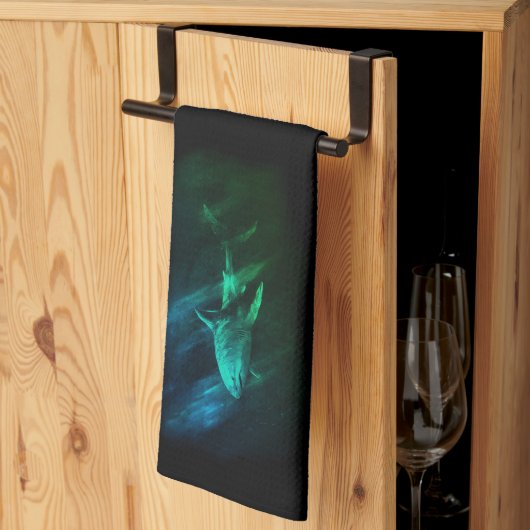 Linge De Cuisine Requin (Pliage en tiers)