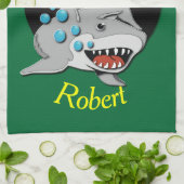 Linge De Cuisine Requin de piscine de huit boules (Plié)