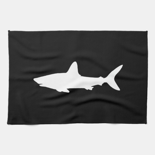 Linge De Cuisine Requin nageant (Horizontal)