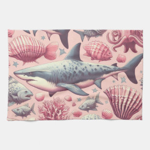Linge De Cuisine Requin vintage sans joint