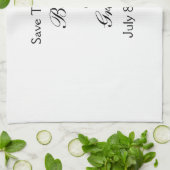 Linge De Cuisine Réservez la date (Plié)