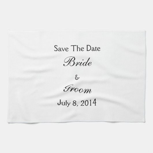 Linge De Cuisine Réservez la date (Horizontal)
