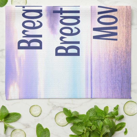 Linge De Cuisine Respirer, sortir, avancer, motiver (Plié)