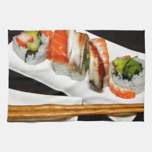 Linge De Cuisine Restaurant de nourriture de sushi Manger des repas