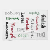 Linge De Cuisine Restaurants hongrois Cuisine blanche (Horizontal)