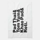 Linge De Cuisine  Restauration de rue Thaï (Vertical)
