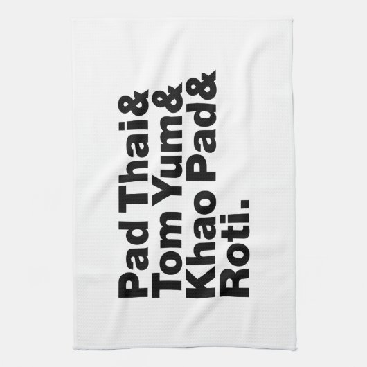 Linge De Cuisine Restauration de rue Thaï (Vertical)
