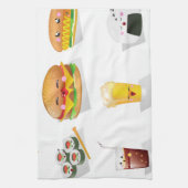 Linge De Cuisine restauration rapide kawaii (Vertical)
