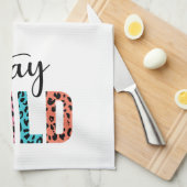 Linge De Cuisine Restez à l'abri (Quart Plié)