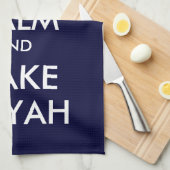 Linge De Cuisine Restez Calme Et Faites De L'Aliyah (Quart Plié)