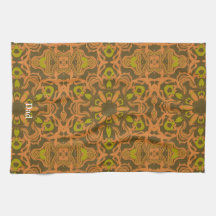 Restez Calme Vibrant Gras Art Liquide Mandala