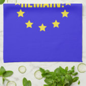 Linge De Cuisine "Restez !" Drapeau d'UE/serviette thé de Brexit (Plié)