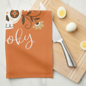 Linge De Cuisine Restez Éffrayant (Quart Plié)