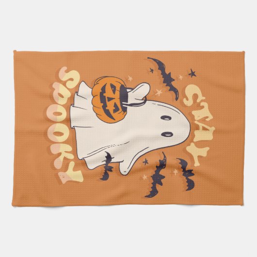 Linge De Cuisine Restez Éffrayant (Horizontal)