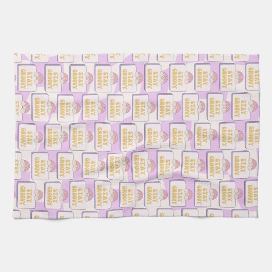 Linge De Cuisine Restez Groovy (Horizontal)