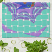 Linge De Cuisine Restez simple : l'art Motif de la Clarté Royale (Plié)