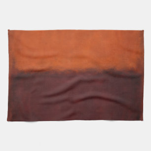 Linge De Cuisine Résumé Horizon Orange Brûlé