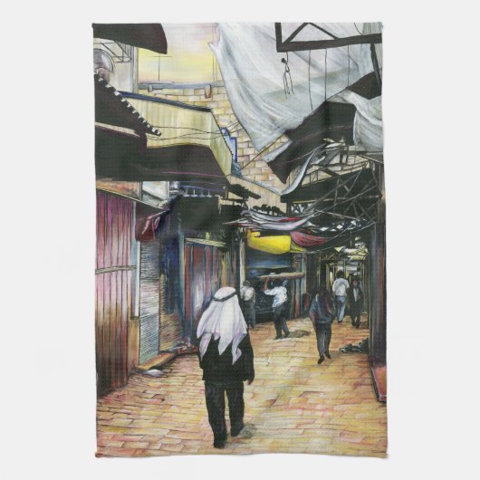 Linge De Cuisine Retour à pied à travers l'Antiquité, Jérusalem (Vertical)