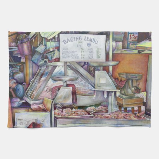 Linge De Cuisine Retour en dix minutes, l'anniversaire de ma femme  (Horizontal)