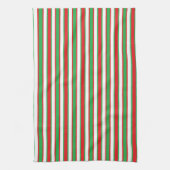 Linge De Cuisine Retour et Forth Rouge et vert (Vertical)