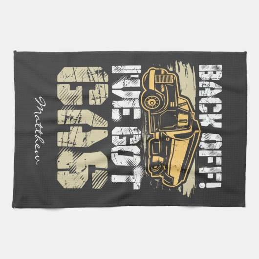 Linge De Cuisine Retour J'ai un chauffeur de camion-citerne de glac (Horizontal)