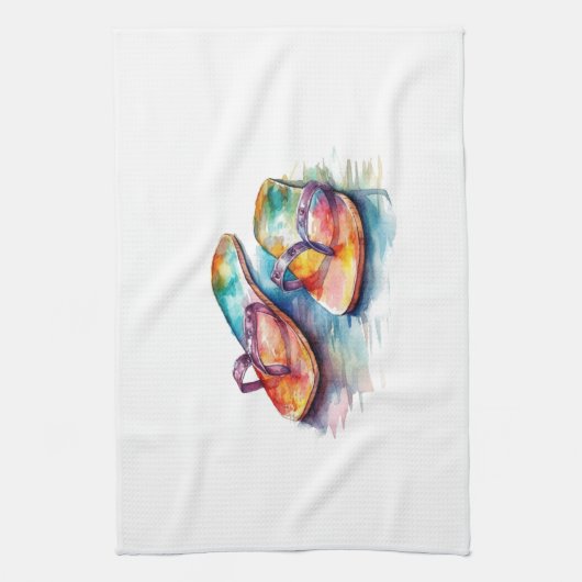 Linge De Cuisine Retournements Rainbow Reef (Vertical)