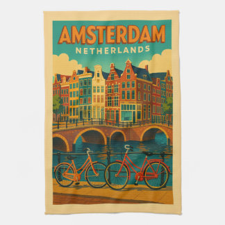 Linge De Cuisine Rétro Amsterdam Pays-Bas