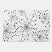 Linge De Cuisine Rétro arrière - plan floral (Horizontal)