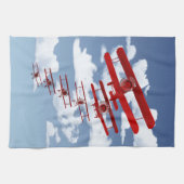 Linge De Cuisine Rétro biplan (Horizontal)