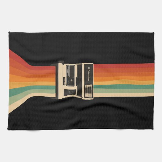 Linge De Cuisine Retro Camera with Rainbow Print (Horizontal)