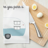 Linge De Cuisine Rétro Camper Trailer RV Motorhome Vanlife (Quart Plié)