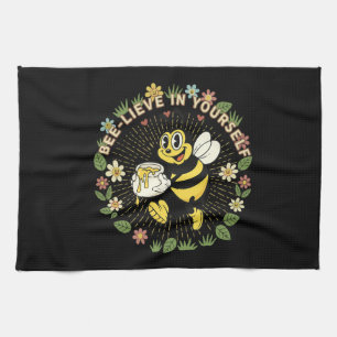 Linge De Cuisine Rétro Croire En Soi Abeille À Miel Vintage