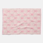 Linge De Cuisine Rétro damassé florale (Horizontal)