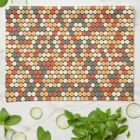 Linge De Cuisine Retro dots (Plié)