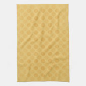 Linge De Cuisine Retro faded yellow circles pattern (Vertical)