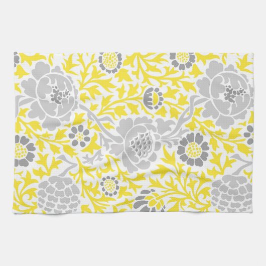Linge De Cuisine Retro Floral Damask (Horizontal)