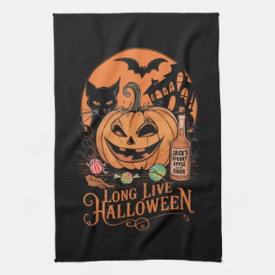 Linge De Cuisine Retro Halloween Vive la saison effrayante d'automn