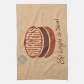 Linge De Cuisine Rétro hamburger (Vertical)