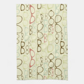 Linge De Cuisine Rétro hippie de monocle (Vertical)