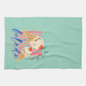 Linge De Cuisine Retro Italian Ice Cream Cones (Horizontal)